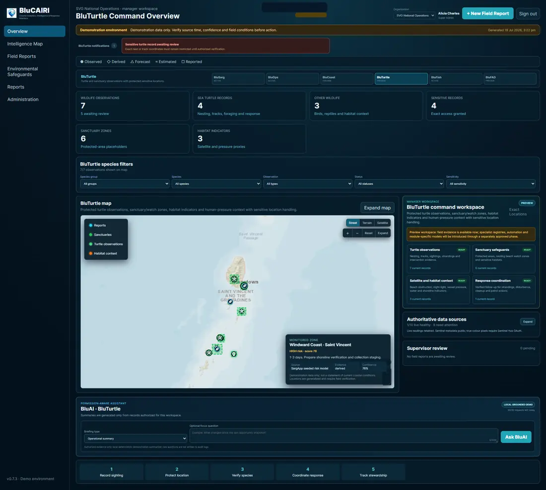 BluTurtle public overview